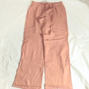 NEW w TAGS U2B High Rise Baggy Linen Pant